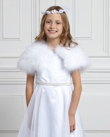 Paul Costelloe Living Marabou Feather Shrug